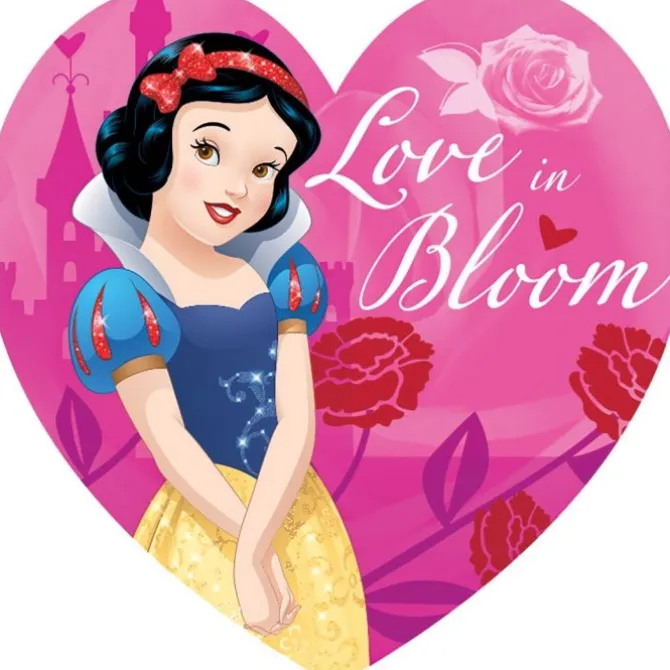 Disney Princess Shaped Valentine's Stickers