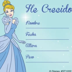 Disney Princess Spanish I've Grown Stickers