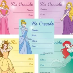 Disney Princess Spanish I've Grown Stickers
