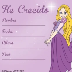 Disney Princess Spanish I've Grown Stickers