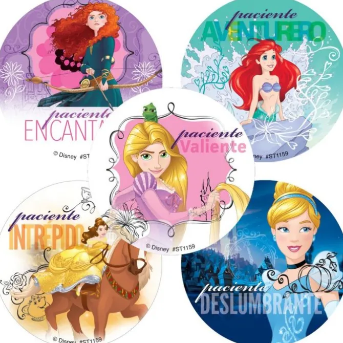 Disney Princess Spanish Patient Stickers