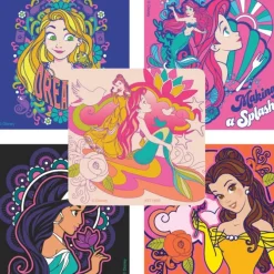 Disney Princess Stained Glass Stickers