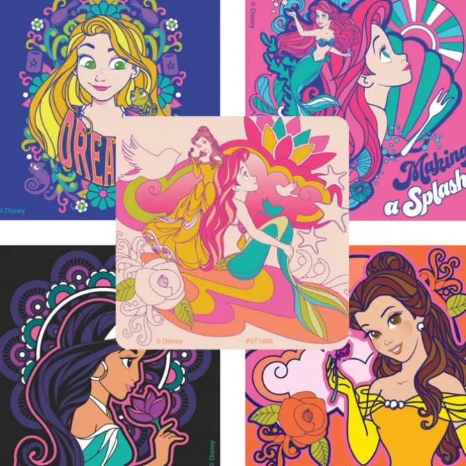 Disney Princess Stained Glass Stickers