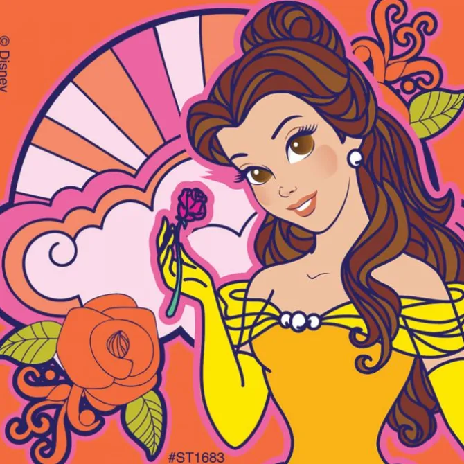 Disney Princess Stained Glass Stickers