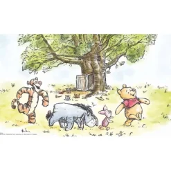 Disney’s Winnie The Pooh Watercolor Peel & Stick Wallpaper Mural