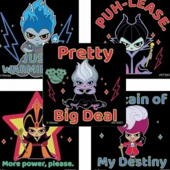 Disney Villains Chibi Stickers