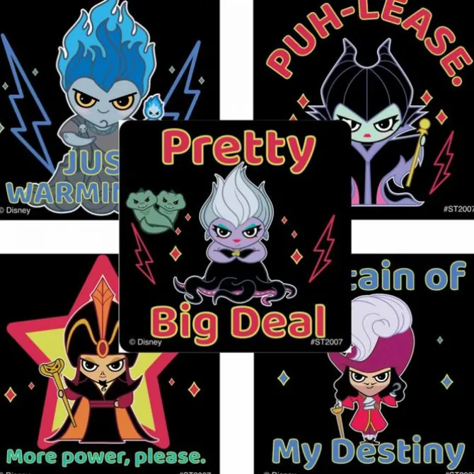Disney Villains Chibi Stickers