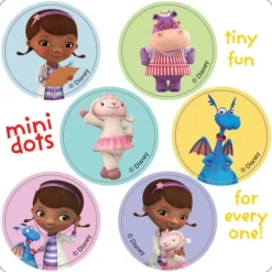 Doc McStuffins Mini Dot Stickers