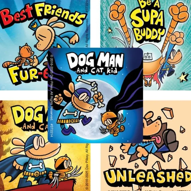 Dog Man Stickers