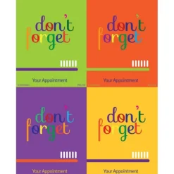 Don't Forget Assorted Laser Cards