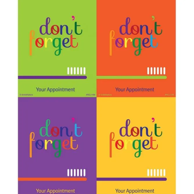 Don't Forget Assorted Laser Cards