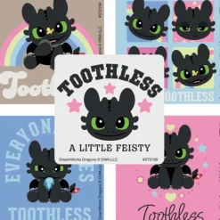 Dragons Toothless Expressions Stickers