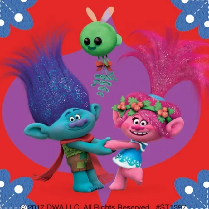 DreamWorks Trolls Christmas Stickers