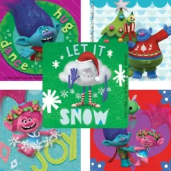 DreamWorks Trolls Christmas Stickers
