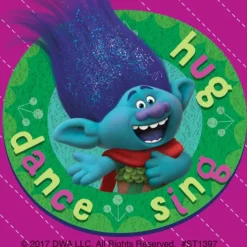 DreamWorks Trolls Christmas Stickers