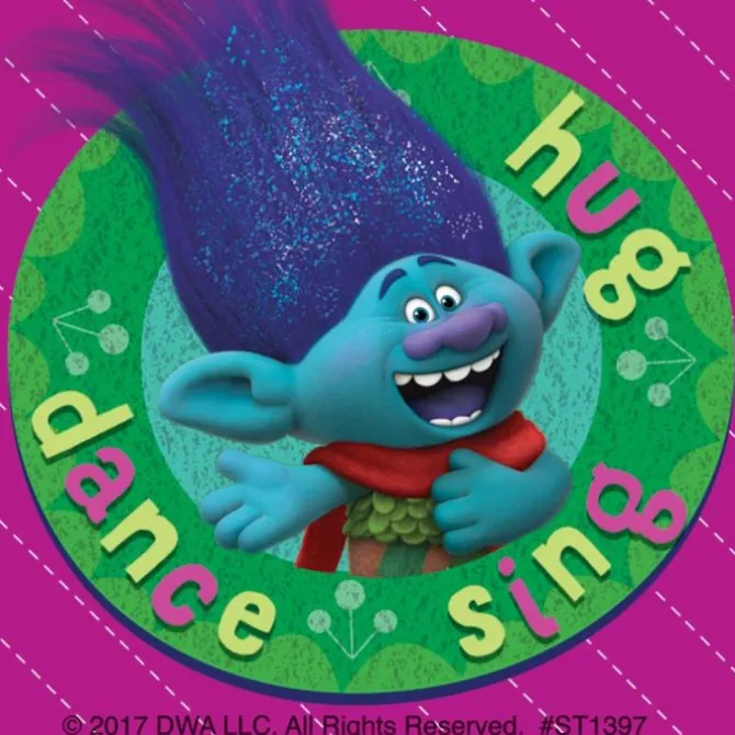 DreamWorks Trolls Christmas Stickers