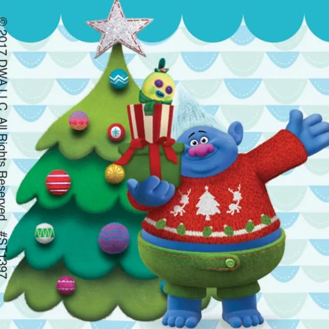 DreamWorks Trolls Christmas Stickers