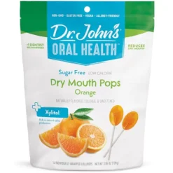 Dr. John's Dry Mouth Orange Lollipops