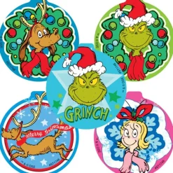 Dr. Seuss™ Shaped How the Grinch Stole Christmas Stickers