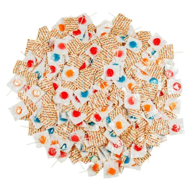 Dum Dum Swirls Flat Pop Lollipops
