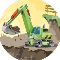 Earth Movers Stickers