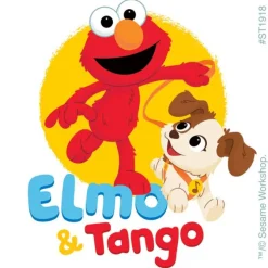Elmo & His Puppy Tango Stickers
