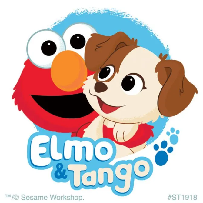 Elmo & His Puppy Tango Stickers