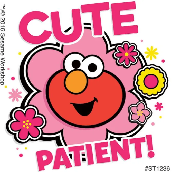 Elmo Patient Stickers