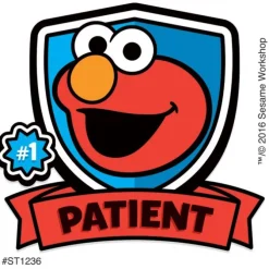 Elmo Patient Stickers