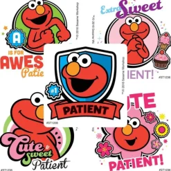 Elmo Patient Stickers