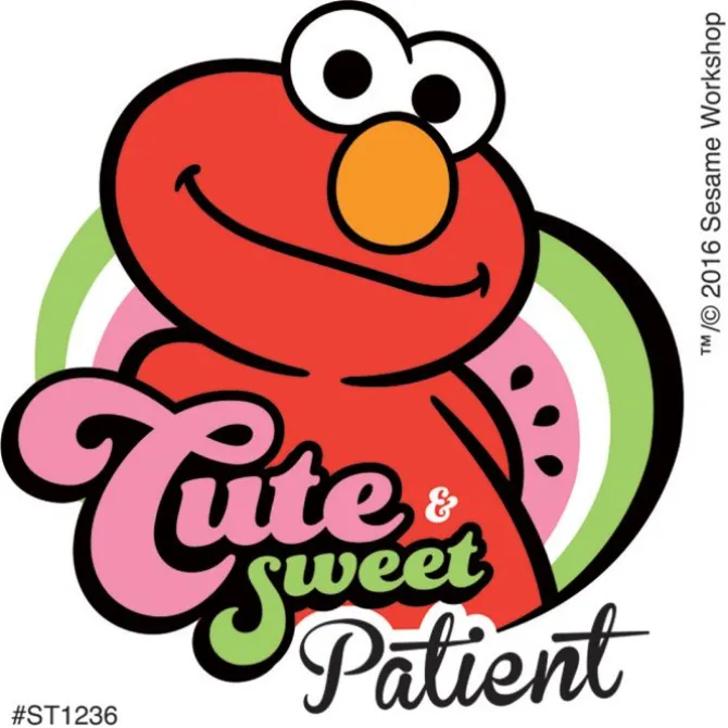 Elmo Patient Stickers