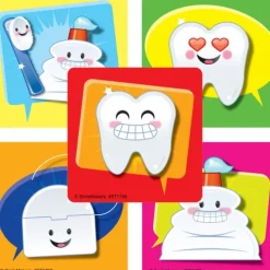 Emoji Dental Icons Stickers