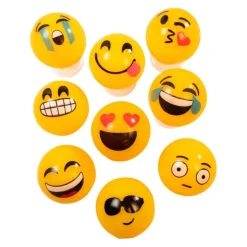 Emoji Flashing Rubber Balls