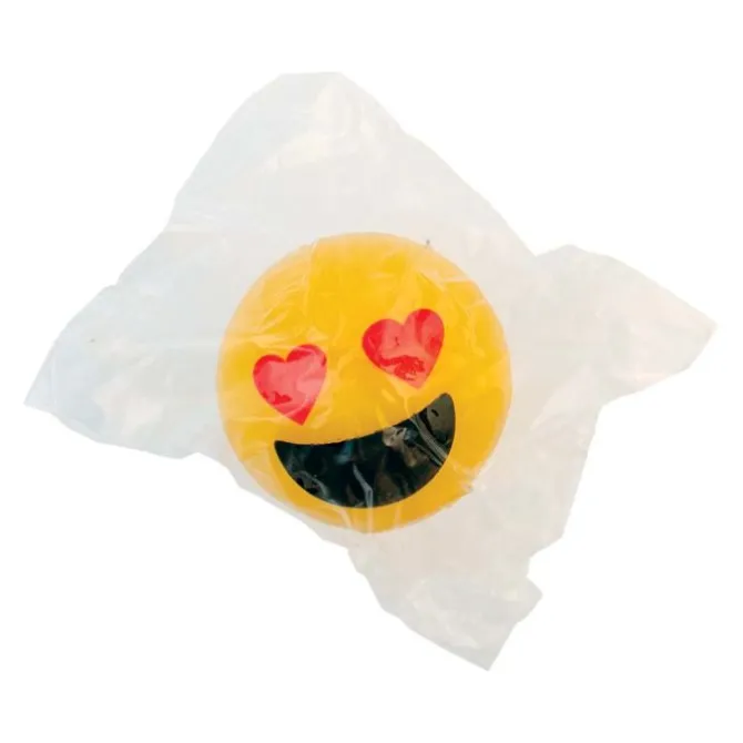 Emoji Flashing Rubber Balls