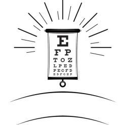 Eye Chart Wall Decal