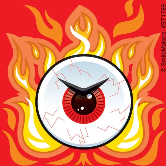 Fire Eyes Stickers