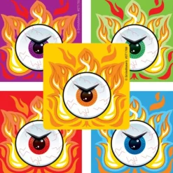 Fire Eyes Stickers