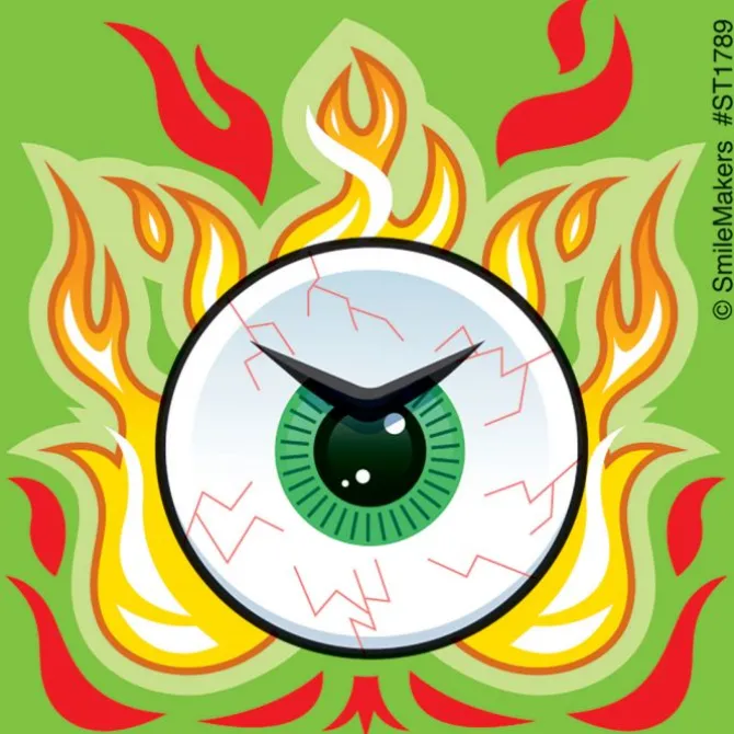 Fire Eyes Stickers