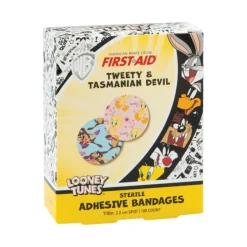 First Aid Taz & Tweety Spot Bandages - Case