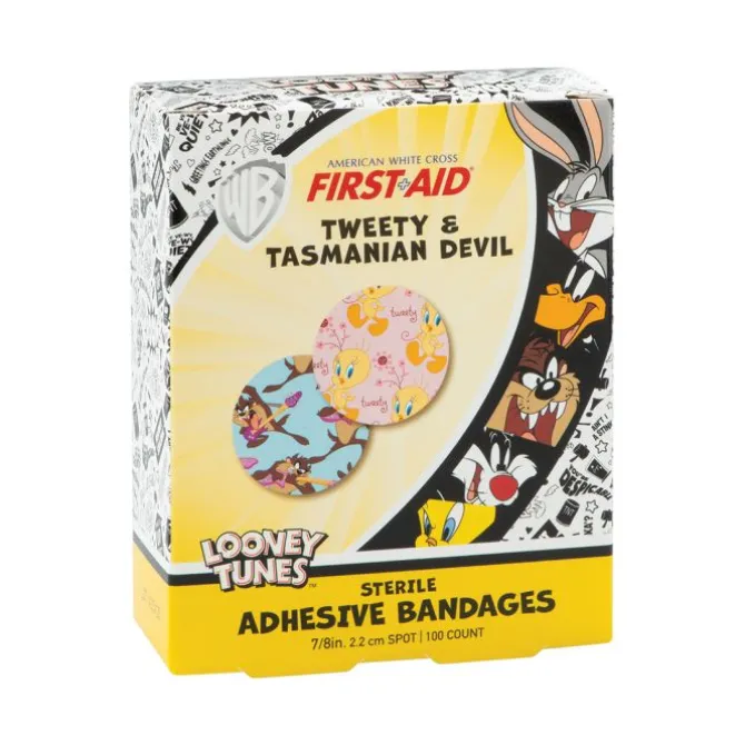 First Aid Taz & Tweety Spot Bandages - Case