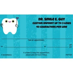 Flag Tooth Appointment Cards
