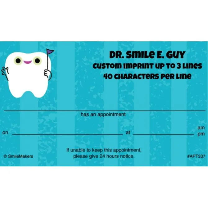 Flag Tooth Appointment Cards