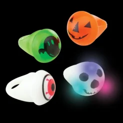 Flashing Halloween Light-Up Rings
