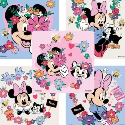 Floral Minnie Stickers