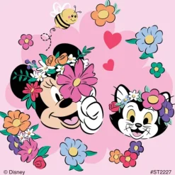 Floral Minnie Stickers