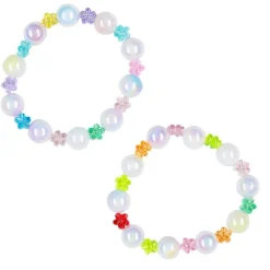 Floral Pearl Bead Bracelets