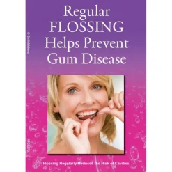 Flossing Prevents Disease Recall Cards