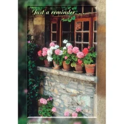 Flower Pots Reminder Recall Cards