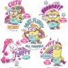 Fluffy Minions Scented Stickers