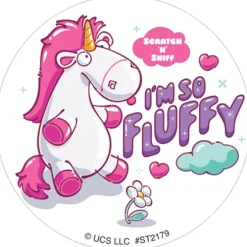 Fluffy Minions Scented Stickers